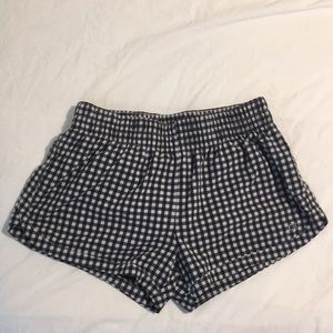 Gap Fit Black and White Gingham Athletic Shorts//S